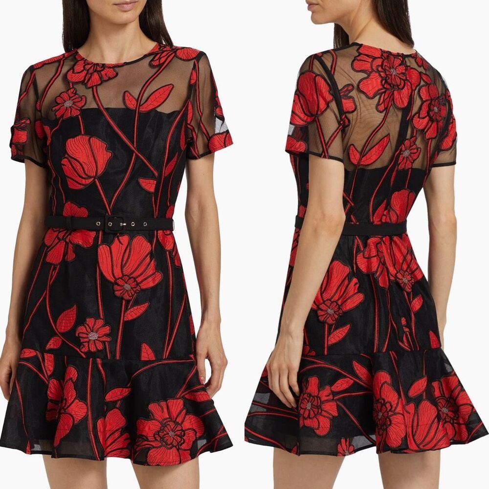 MILLY Rosie Grand Fleur Dress Size 6 $595